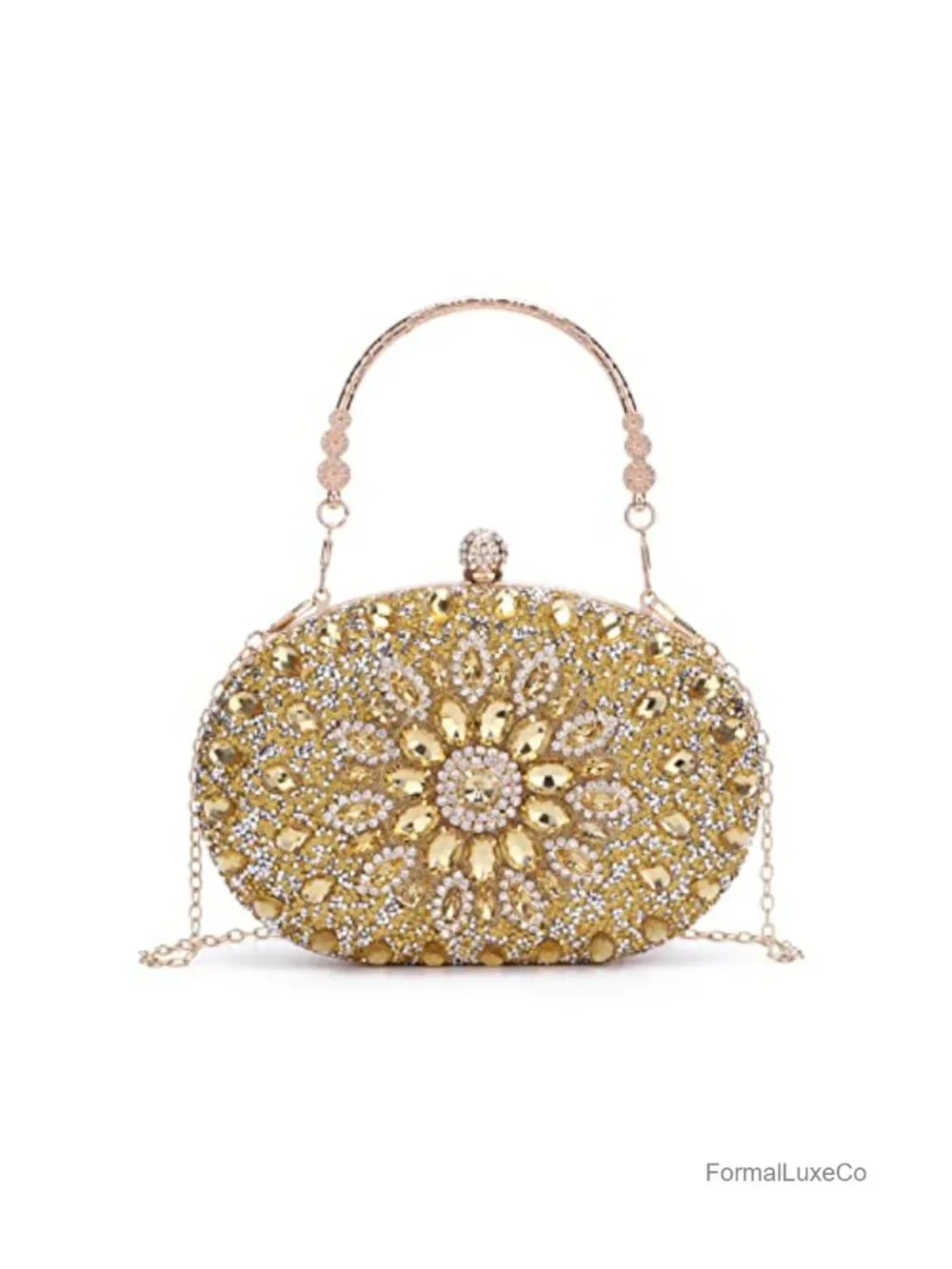 Rhinestone Crystal Evening Clutch Purse Bag Bling Sparkly Diamond Wedding Party